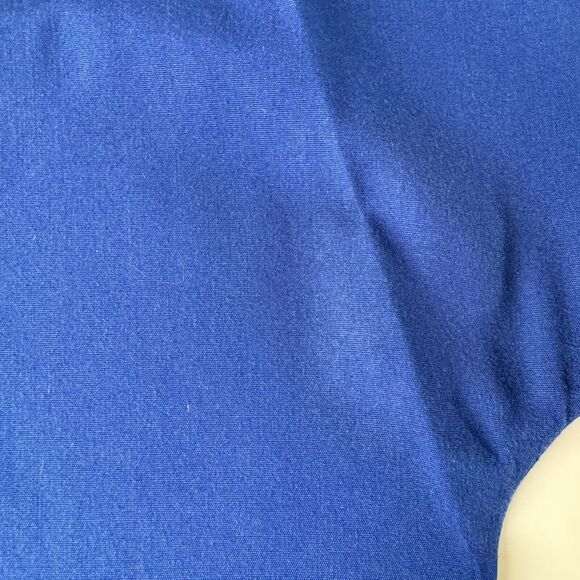 Cherokee Workwear Scrub Top Size Medium V Neck Short Sleeve Blue - Picture 10 of 14